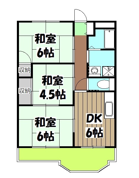 岡崎グリーンハイツの間取り