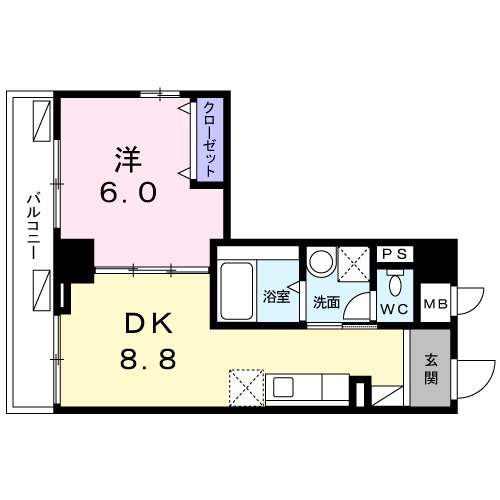 ブライトマーチ タナカの間取り