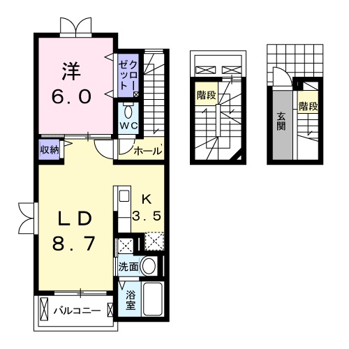 グランジェロの間取り