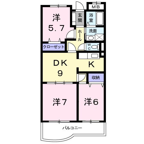 リバーシャトーの間取り