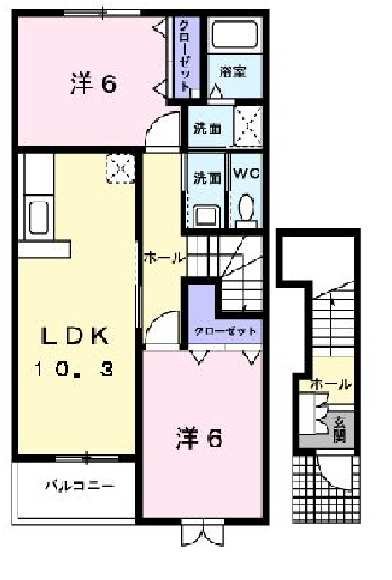 アステリアBの間取り