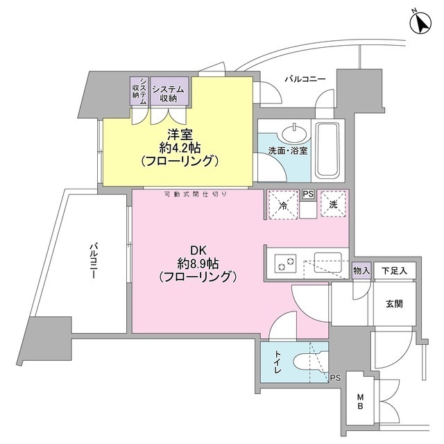 イトーピアアルファシティ池袋の間取り
