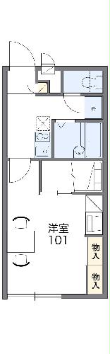 レオパレスひまわりの間取り