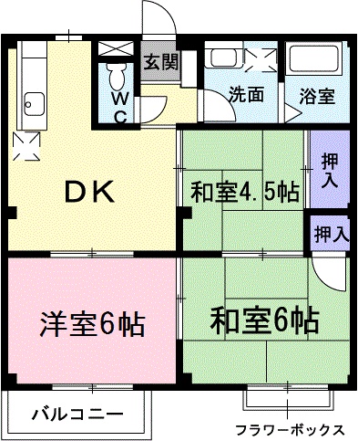 ニューシティ藤美の間取り