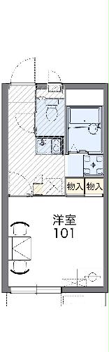 レオパレスアクアグレイス和光の間取り