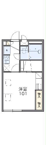 レオパレスエスカーラの間取り