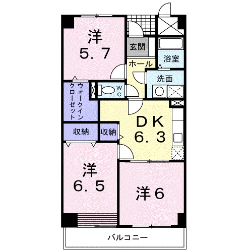 パフィー21の間取り