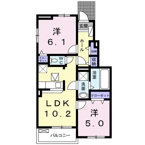 ほのぼのはうすの間取り