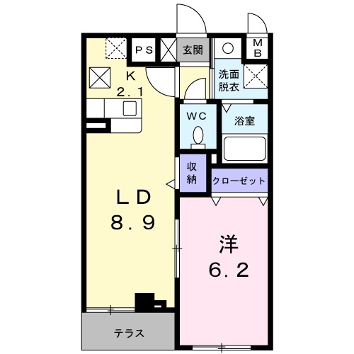 晴和ガーデンの間取り