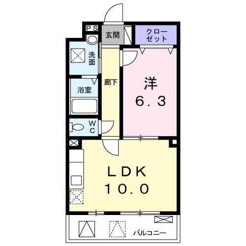 ザレジデンス京都・東の間取り