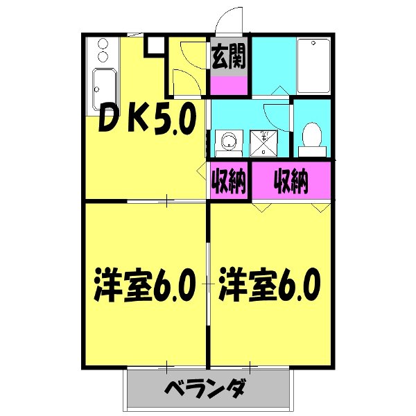 コンフォートポルテの間取り