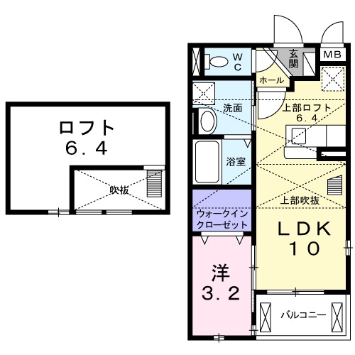 コリーヌアンジュの間取り