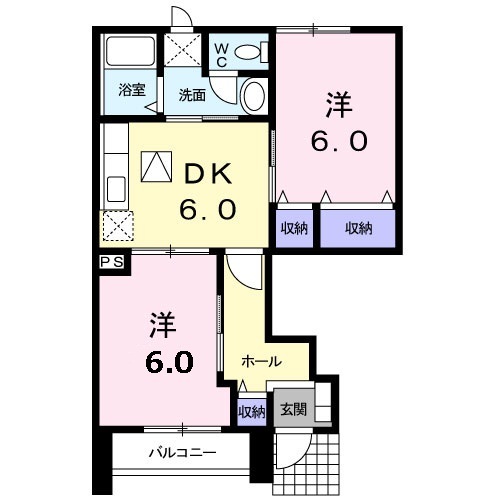 アミティエ 華の間取り