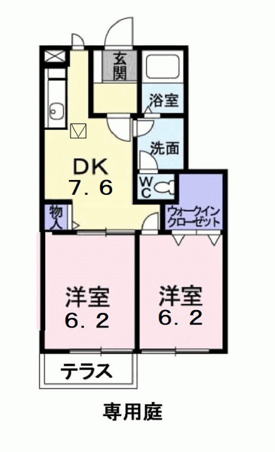 メゾンT.T. A棟の間取り