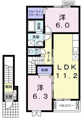 VICTRIAの間取り