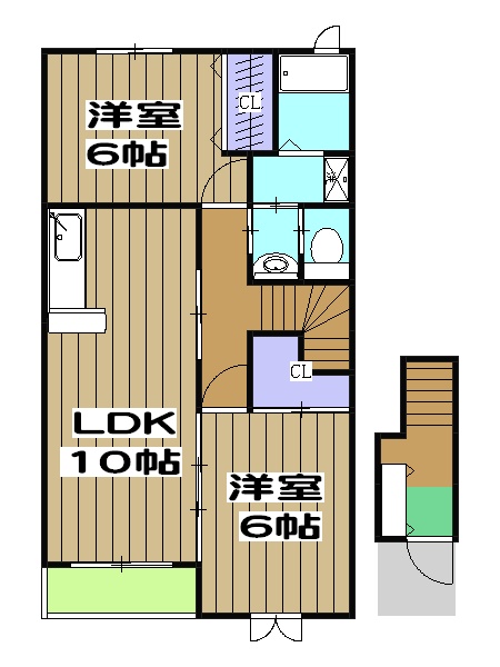 リヴ グレイスB棟の間取り