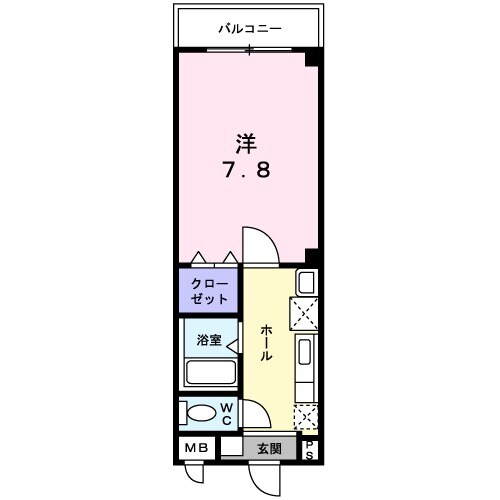 ジェルメ行伊の間取り