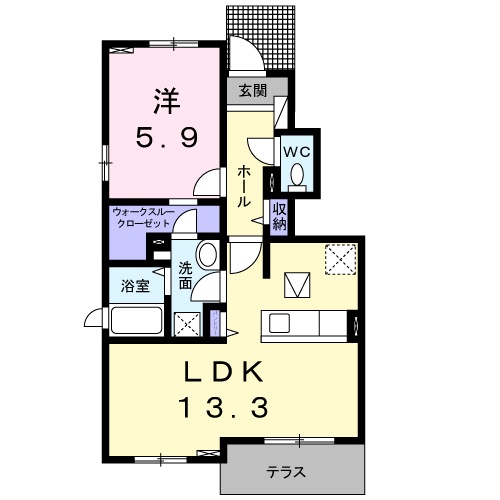 ローランド パレスの間取り