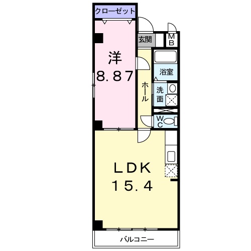 ヴィオラ・三条小川の間取り
