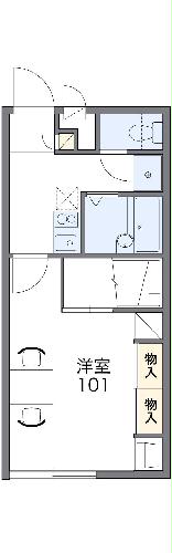 レオパレスウエスタンの間取り