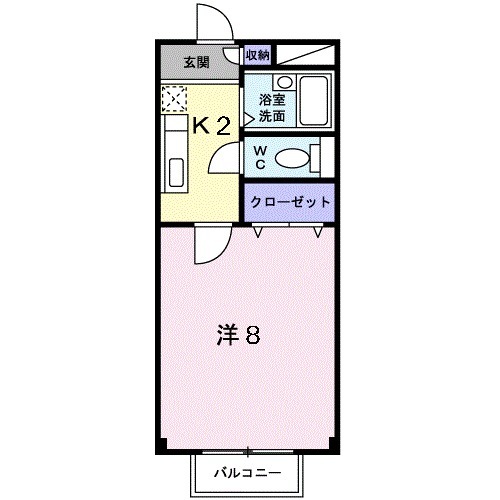 メゾンフルールＣの間取り