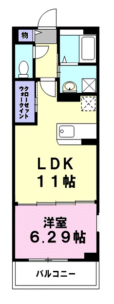 ルミエ-ル西洞院の間取り