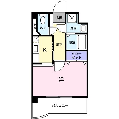 リバーサイド仲畑の間取り