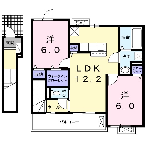 アルファコートの間取り
