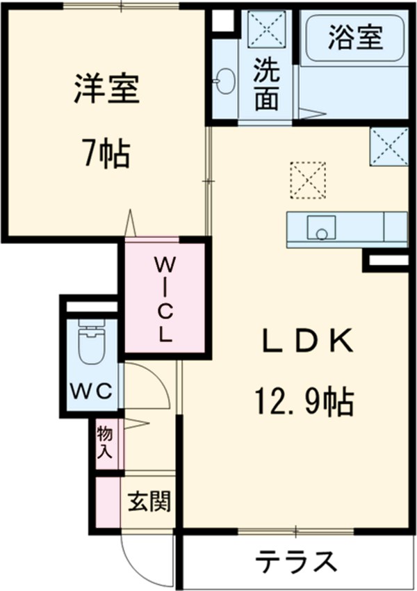 ラ・ルーチェ(川越)の間取り