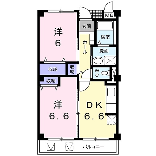 リバーサイド椥辻の間取り