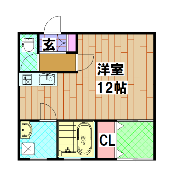 藤原マンションの間取り