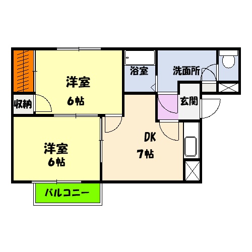 メゾン・モンターニュの間取り