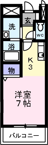 グレイスフルタウンⅠの間取り