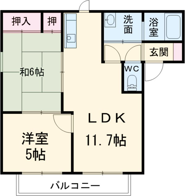 ポンテ ピエールⅡの間取り