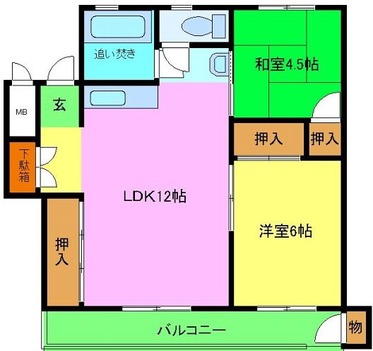 和泉グリーンコーポの間取り