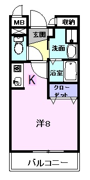 ウエスビューの間取り