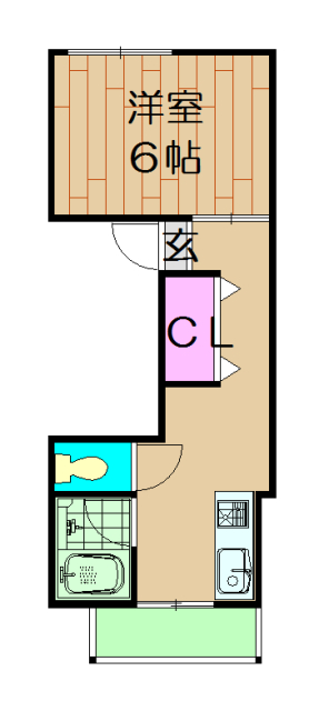 ユウパレス和泉府中Ⅲの間取り