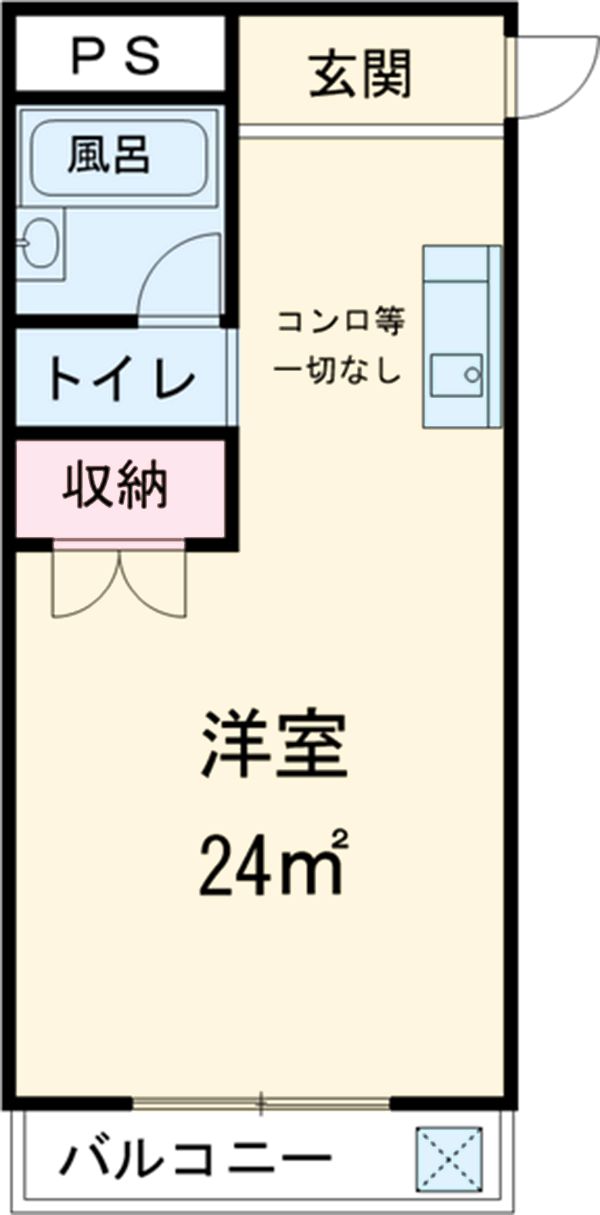 YAMAZEN春木ハイツの間取り