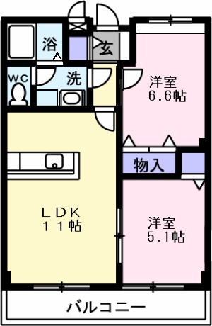 セトルⅢの間取り