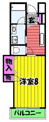 グランシャンブルの間取り