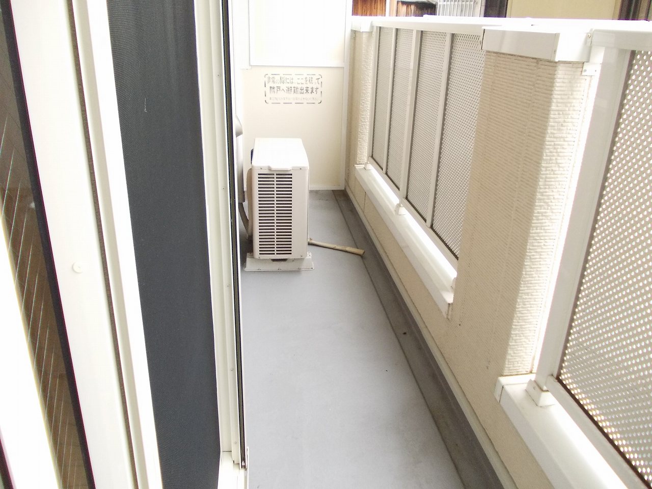 10/20 バルコニー