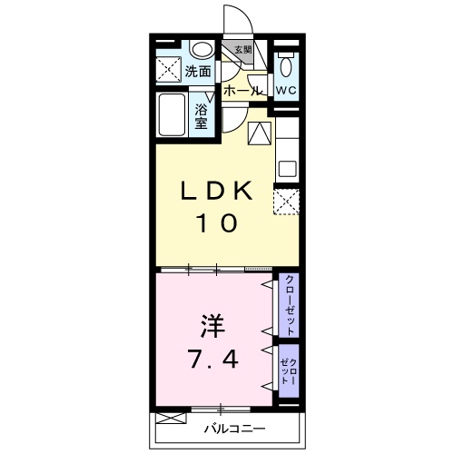 ブリーゼ・F Ⅱの間取り
