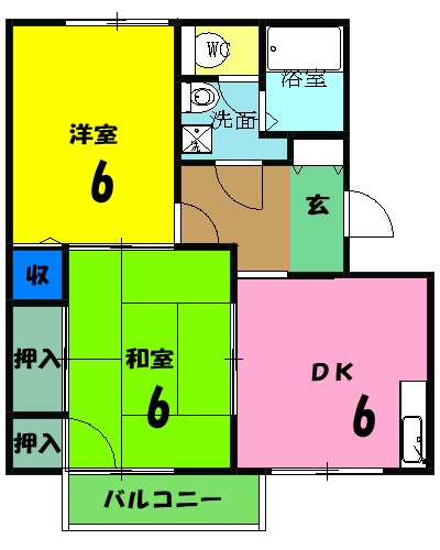 ロングストーンハイツの間取り
