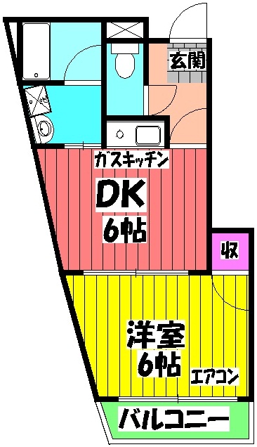 JSC岸和田の間取り