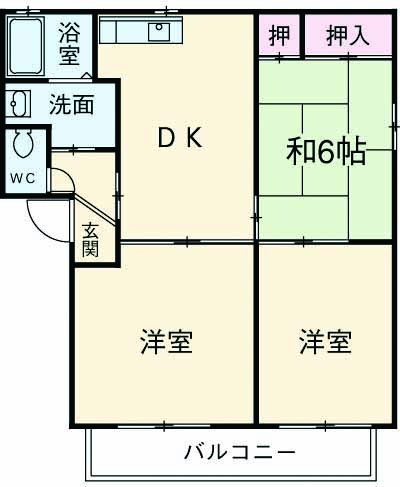 グリーングラスの間取り