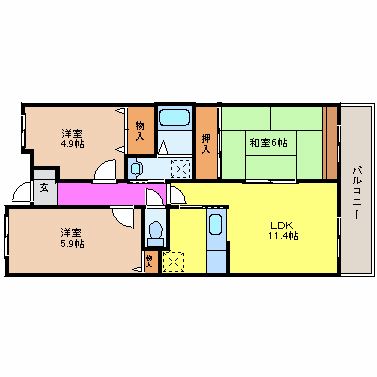 セントレジデンスの間取り