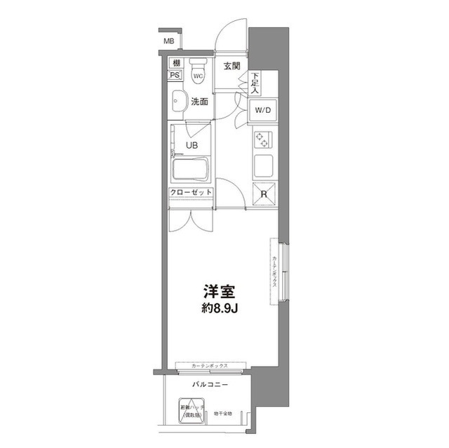 コンフォリア新宿御苑Ⅰの間取り