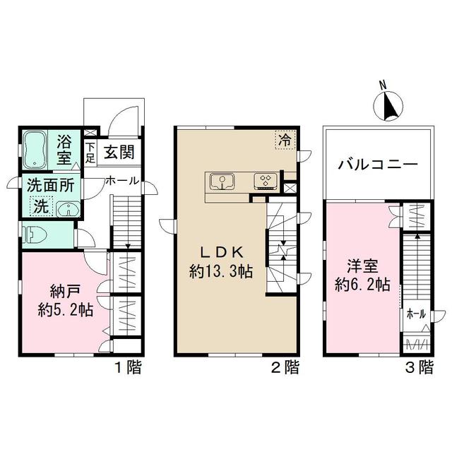 ラヴィサントゥ信濃町の間取り