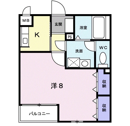 ブリックメゾン金剛の間取り