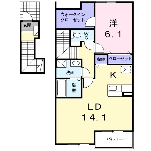 カルム オーブの間取り